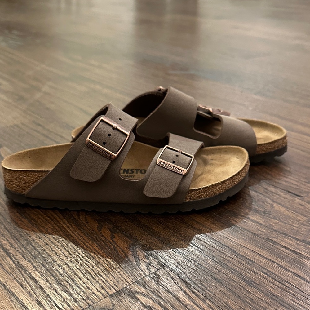 Birkenstock Mocha Sandals with Buckles